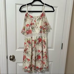 Off The Shoulder Floral Dress
